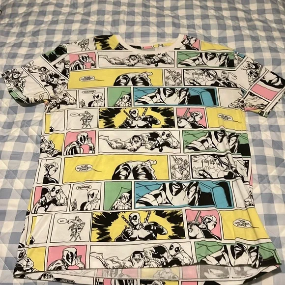 Marvel Deadpool comic T-shirt - Picture 1 of 2